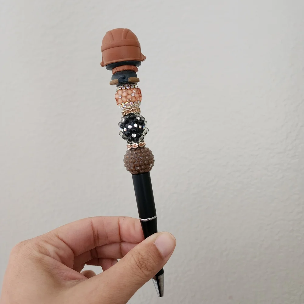 Disney Up Beta Dog Doorable Custom Beaded Black Ink Pen
